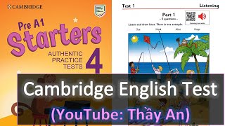 A1 Starters 4 Authentic Examination Papers 2022 Test 1  Cambridge English YLE [upl. by Neret]