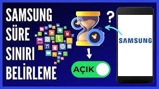 Samsung Telefonlarda Uygulamalara Nasıl Süre Kısıtlaması Koyulur [upl. by Subak212]