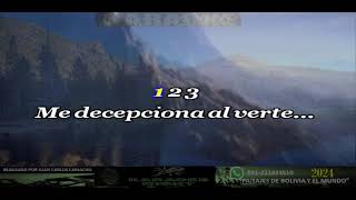 DECEPCION  LOS CUATRO DE CORDOBA karaoke cover [upl. by Ines]