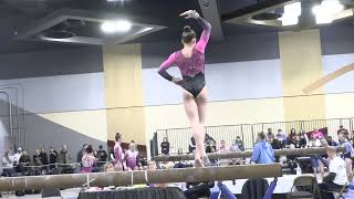 Ava Molina Cincinnati L10 Beam 2023 Coaches Spectacular [upl. by Nylhtak]