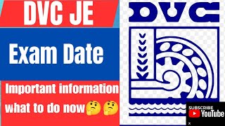 DVC JE Exam Date information what to do now [upl. by Edmonda907]