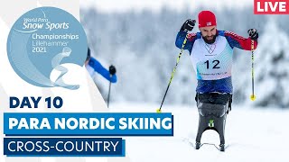 Lillehammer 2021  Para Nordic  CC  Sprint qualification mw  WPSS Championships [upl. by Nospmis]