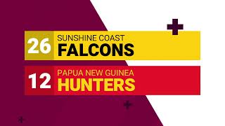 Falcons v Hunters  Intrust Super Cup match highlights  Round 13 2021 [upl. by Davis]