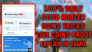 rooter unlimited coins tricks in tamilrooter coins tricksrooter app tamilmobile gaming [upl. by Aninat]