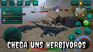 CERATOSAURUS BATALHAS INSANAS PARTE 1 THE CURSED ISLE [upl. by Aehtna]