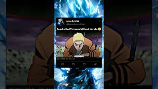 Sasuke Had To Leave Without Naruto 😔  shorts shortvideo naruto narutoshippuden sasuke viral [upl. by Niwrud]