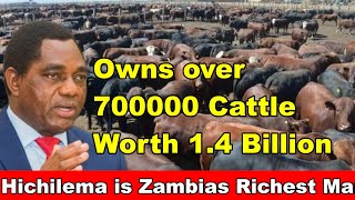 Hichilemas 700000 Cattle Just Shocked The World He is Zambias Richest Man [upl. by Arihsat626]