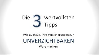 Die 3 wertvollsten Tipps um mehr Versicherungen zu verkaufen [upl. by Fontana]