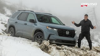 2024 Honda Pilot Trailsport Snow Road Mountain Test [upl. by Gapin]