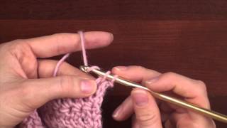 Crochet Stitch Variations Extended Single Crochet [upl. by Oaoj]