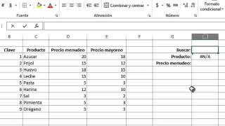 Manejo de inventarios con excel buscar un producto en un inventario [upl. by Jere]