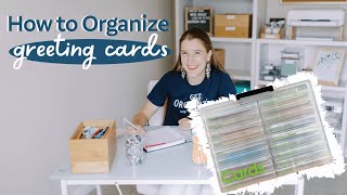 Organizing Greeting Cards  Greeting Card Organization [upl. by Rockwood]