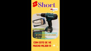 Cómo aclarar los faros de tu carro que gran idea  Short  Haciendo Mexicanadas [upl. by Ebneter]