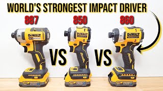 New DeWalt DCF860 Impact Driver Review The Worlds Most Powerful Impact Driver [upl. by Bergerac]