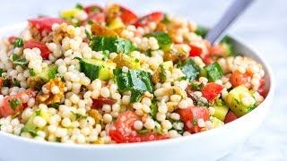 Easy Couscous Salad Recipe [upl. by Yramesor]