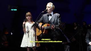 Andrea Bocelli WDaughter Virginia LIVE HD  Hallelujah  Hollywood Bowl CA 102421 [upl. by Aeneas]