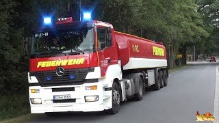 GTLF 30000 zu Großeinsatz Wachausfahrt Feuerwehr Lastrup  Anfahrten FW LK Cloppenburg  RD [upl. by Brie183]