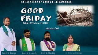 Good Friday  Cross  Death of Death  CSI Centenary Church  Nizamabad [upl. by Eissoj]