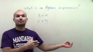 What is an algebraic expression [upl. by Aven]