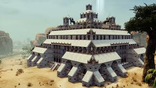 HOW TO BUILD A Argossean PALACE  TIMELAPSE   CONAN EXILES [upl. by Malva]