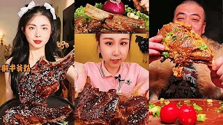 Food Sharing A collection of eating Tomahawk Steak  so delicious [upl. by Irrahs]