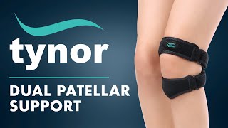 Tynor Dual Patellar Support  Comfortable support for your knees [upl. by Januarius]