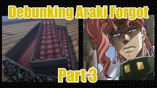 Debunking Araki Forgot Part 3  Stardust Crusaders [upl. by Alduino]