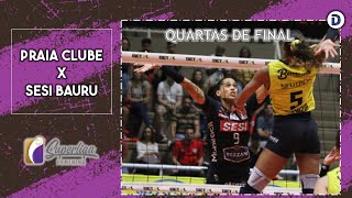 Praia Clube x SESI Bauru  QUARTAS DE FINAL Jogo 3  Melhores Momentos  Superliga Feminina 2324 [upl. by Ailed]