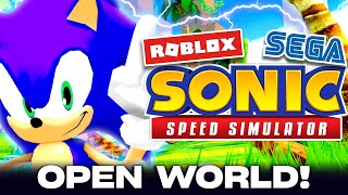 NEW SONIC OPENWORLD OFFICIAL GAME On Roblox FIRST TIME  Tails Channel Live [upl. by Ianteen]