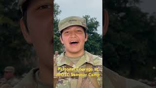 JROTC Cadet Displays Personal Courage at Summer Camp military army jrotc [upl. by Lladnik]