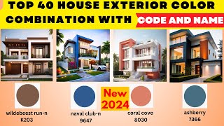 2024 Exterior House Painting Color Ideas With Codes  Outside House Painting Colour Combinations [upl. by Michiko858]