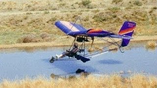 Flying an 1983 Quicksilver MX Ultralight with live instrument data Roy Dawson video [upl. by Eissirc402]