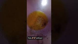 Stuffed aaloo puri👌😋😋shortvideo videoreels [upl. by Yssirc]