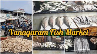 வானகரம் மீன் சந்தை  Vanagaram Fish Market  wholesale fish market in chennai  fish market chennai [upl. by Alekal]