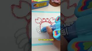 Children can make sugar paintings at home It is very safe to use after charging You can eat it [upl. by Zarger]