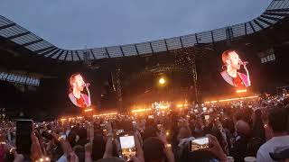 Coldplay Yellow Intro at Etihad Stadium Manchester 010623 [upl. by Daniyal525]