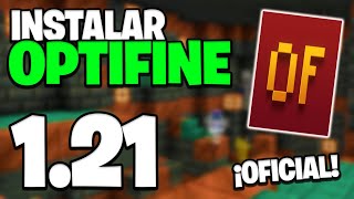 COMO DESCARGAR OPTIFINE para Minecraft 121  AUMENTAR FPS en Minecraft 121 MUY FÁCIL [upl. by Alidia752]