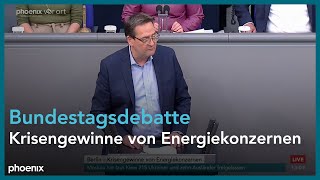 Bundestagsdebatte zu Krisengewinnen von Energiekonzernen am 220922 [upl. by Dnomyaw936]