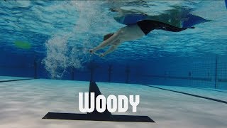 Flatwater freestyle kayak  Woody underwater shot [upl. by Tia846]