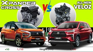 Mitsubishi XPANDER CROSS 2023 vs Toyota VELOZ 2023 V CVT  Car Specs Comparison [upl. by Sueahccaz842]