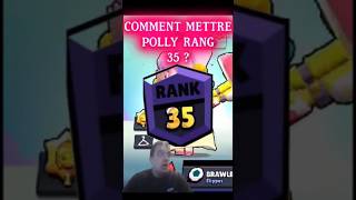 Comment mettre Polly rang 35😱😱 brawlstars humor supercell [upl. by Sosna387]