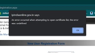 An error occurred when attempting to open certificate list the error was undefined  DSC Trademark [upl. by Kondon]