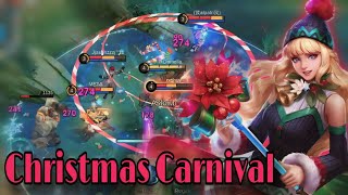 Odette Ber Months Christmas Carnival Skin  Gameplay  MLBB 2024 [upl. by Ahsehyt151]