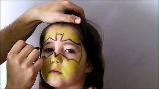 MAQUILLAJE ARTISTICO INFANTILMAKE UPPINTACARAS BATMAN de TODOINFANTIL [upl. by Meaghan]