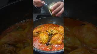 CHICKEN CACCIATORE 🍅🍗🇮🇹 shorts asmr recipe giallozafferanolovesitaly [upl. by Johanna524]