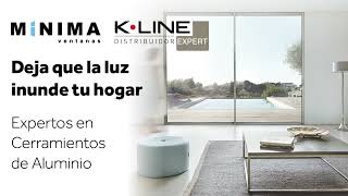 Descubre las soluciones de Minima Ventana en Cerramientos de Aluminio Distribuidor Oficial KLine [upl. by Tad257]