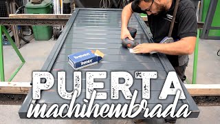 PUERTA MACHIHEMBRADA en hierro y aluminio [upl. by Higginson774]