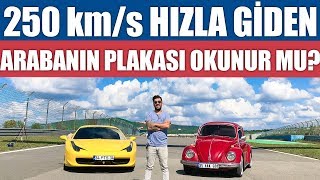 250 kms Hızla Giden Arabanın Plakası Okunur Mu  Denedik [upl. by Yankee]