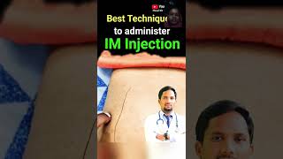 How to give IM Intramuscular injection best techniqueBest ways to give intramuscular injectionIntr [upl. by Htbazile803]