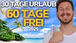 Urlaubsplanung 2025 Feiertage RICHTIG nutzen amp Urlaubstage verdoppeln ✨ [upl. by Annaiuq]